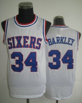 NBA Philadelphia 76ers #34 Barkley White Jersey