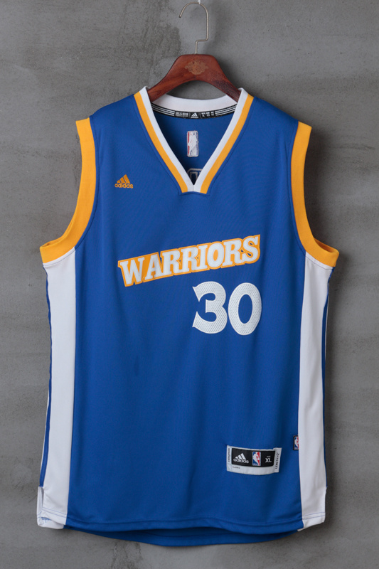 NBA Golden State Warriors #30 Curry Blue Jersey