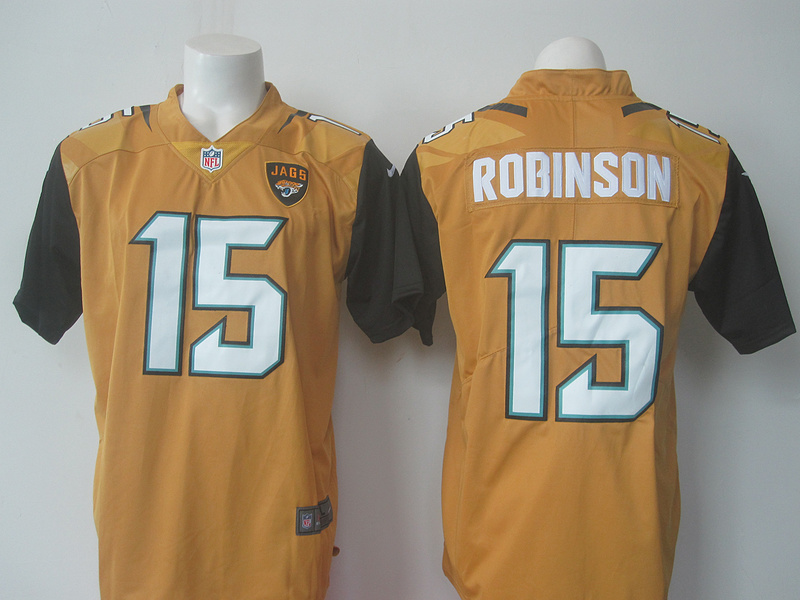 NFL Jacksonville Jaguars #15 Robinson Color Rush Jersey