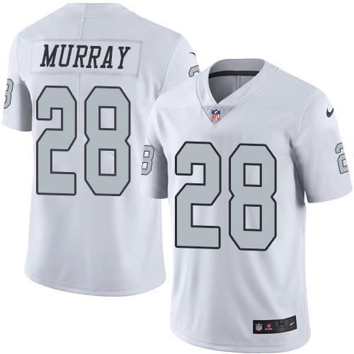 NFL Oakland Raiders #28 Murray White Color Rush Jersey