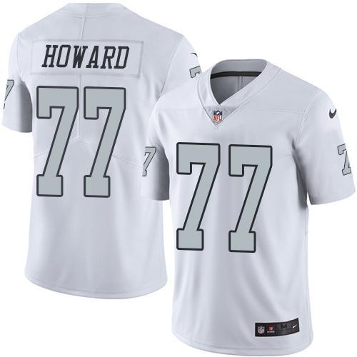 NFL Oakland Raiders #70 Howard White Color Rush Jersey