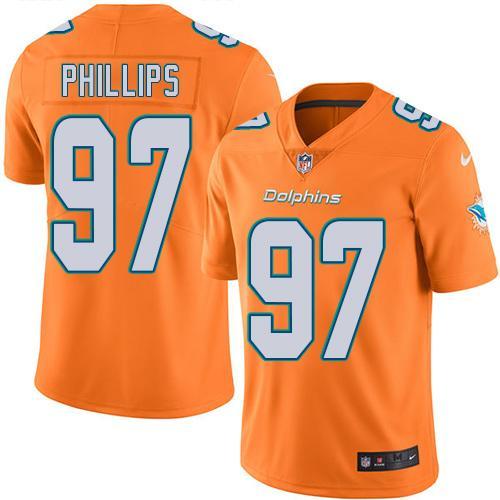 NFL Miami Dolphins #97 Phillips Color Rush Jersey