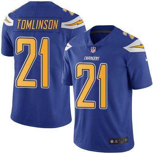 NFL San Diego Chargers #21 Tomlinson Vapor Limited Jersey