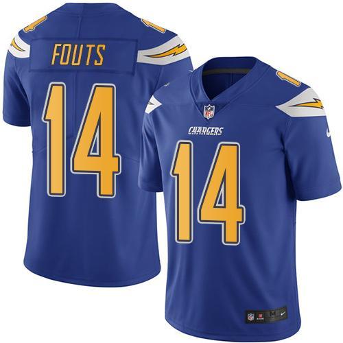 NFL San Diego Chargers #14 Fouts Vapor Limited Jersey