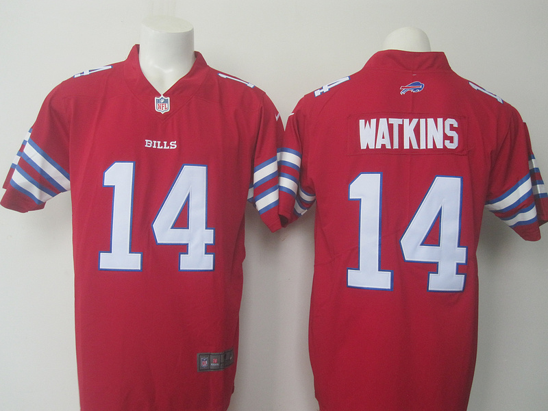 NFL Buffalo Bills #14 Watkins Red Color Rush Jersey