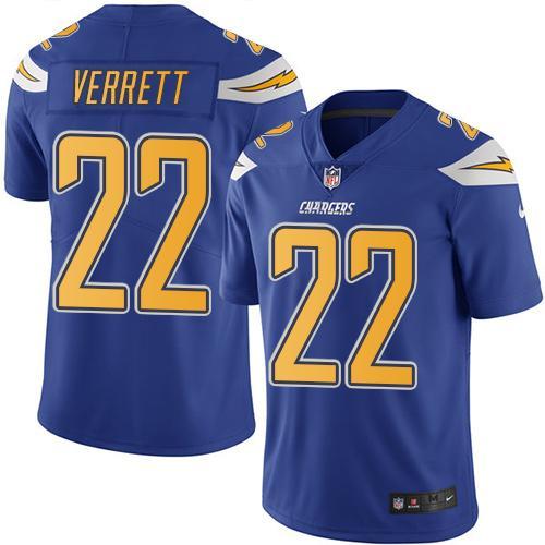 NFL San Diego Chargers #22 Verrett Vapor Limited Jersey
