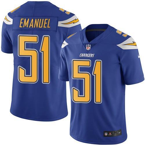 NFL San Diego Chargers #51 Emanuel Vapor Limited Jersey