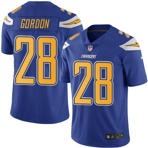 NFL San Diego Chargers #28 Gordon Vapor Limited Jersey