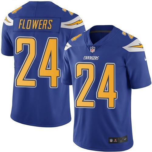 NFL San Diego Chargers #24 Flowers Vapor Limited Jersey