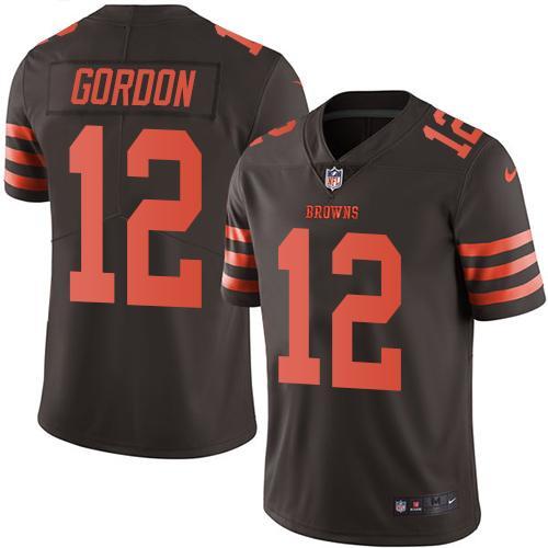 NFL Cleveland Browns #12 Gordon Vapor Limited Jersey 