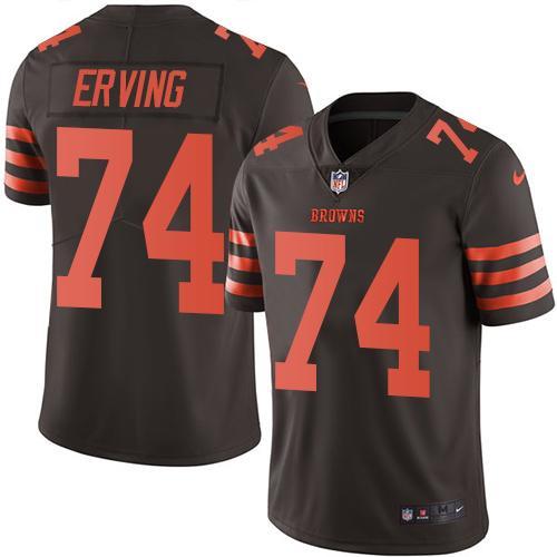 NFL Cleveland Browns #74 Erving Vapor Limited Jersey 