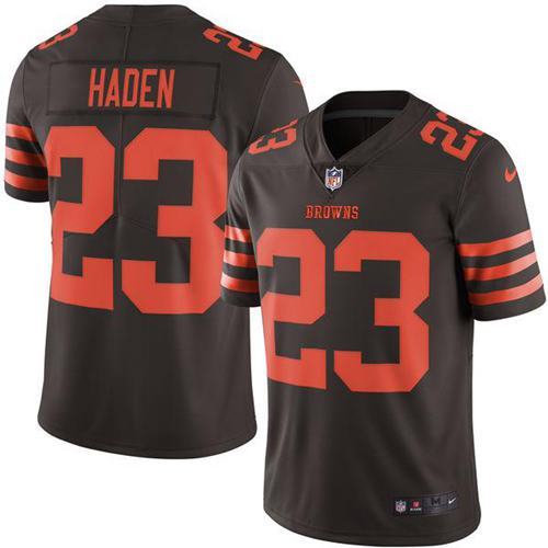 NFL Cleveland Browns #23 Haden Vapor Limited Jersey 