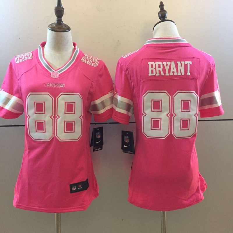 NFL Dallas Cowboys #88 Bryant Pink Women Jersey