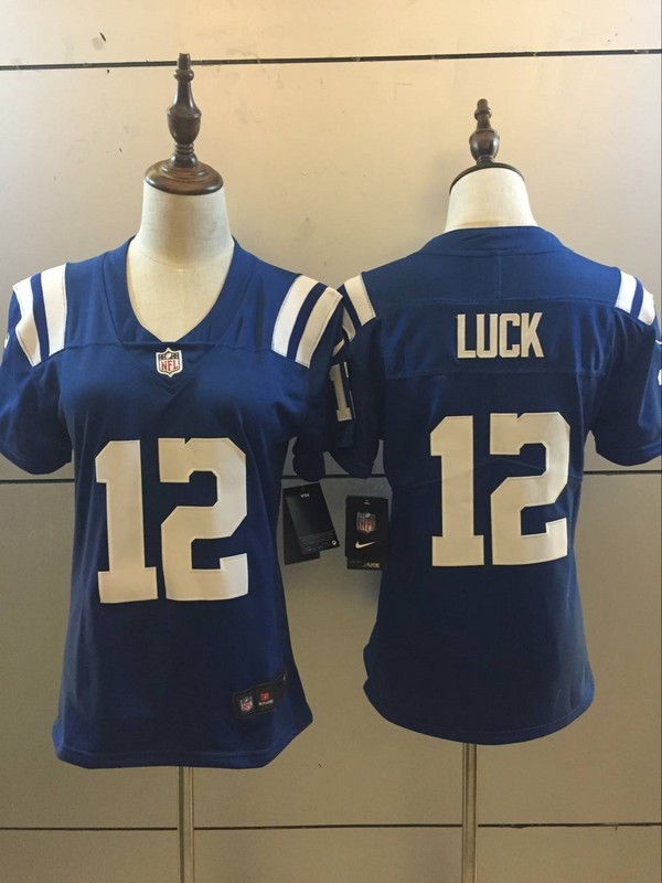 NFL Indianapolis Colts #12 Luck Color Rush Women Jersey