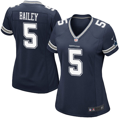 NFL Dallas Cowboys #5 Bailey Blue Women Jersey