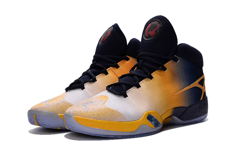 Air Jordan XXX Sneakers Yellow Blue