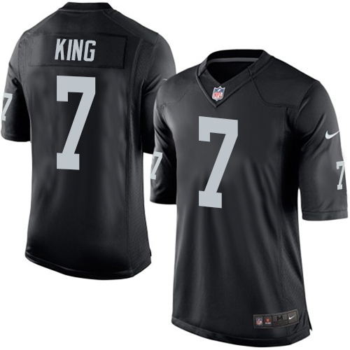 Nike Oakland Raiders #7 Marquette King Elite Jersey