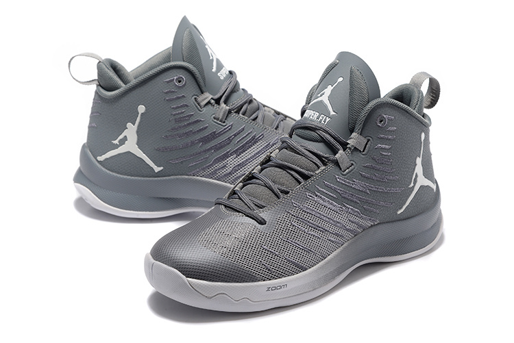 Jordan Super Griffin Fly 5 Adidas Sneakers Grey