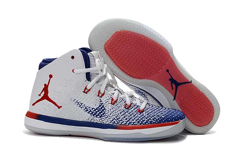Air Jordan XXXI Adidas Sneakers White Blue