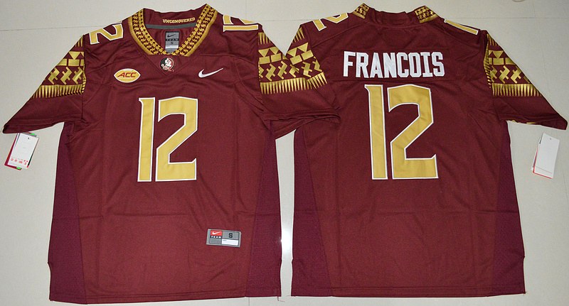 NCAA Florida State Seminoles #12 Deondre Francois College Football Limited Red Jersey