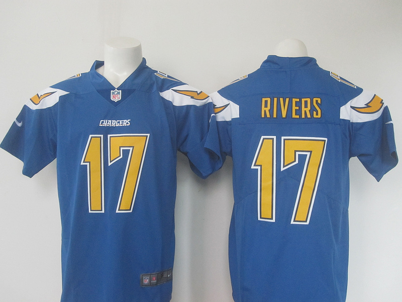 NFL San Diego Chargers #17 Rivers Color Rush Jersey