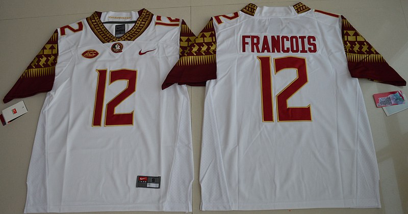 NCAA Florida State Seminoles  Deondre Francois 12 Limited Football Red Jersey 