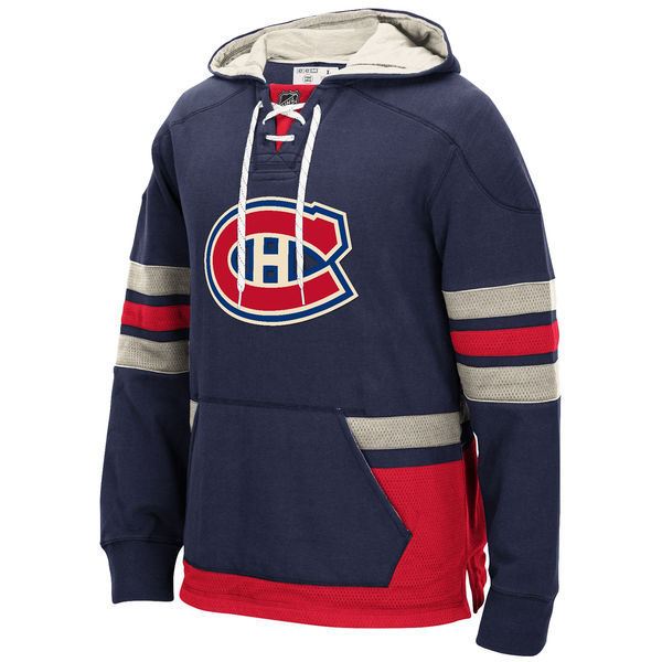 NHL Montreal Canadiens D.Blue Custom Any Name Number Hoodie