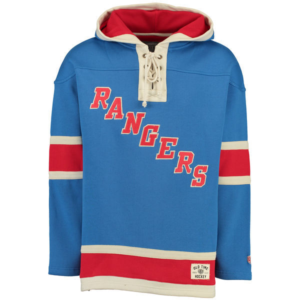 NHL New York Rangers Custom Any Name Number L.Blue Hoodie