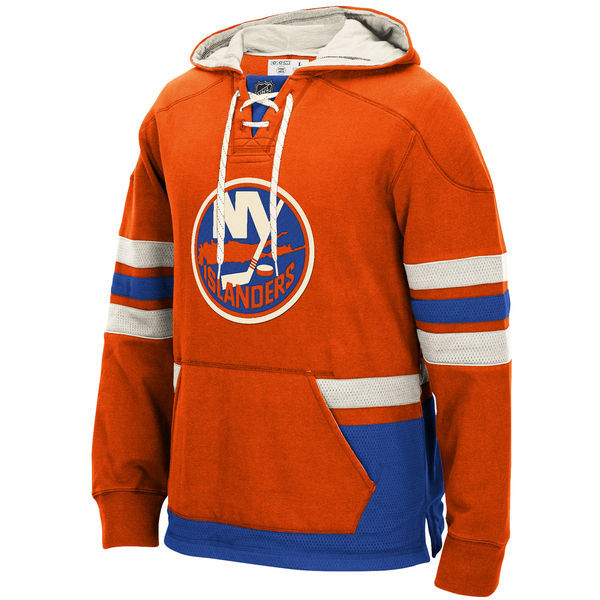 NHL New York Islanders Red Custom Any Name Number Hoodie
