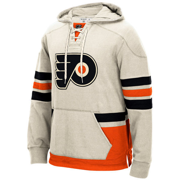 NHL Philadelphia Flyers White Custom Any Name Number Hoodie