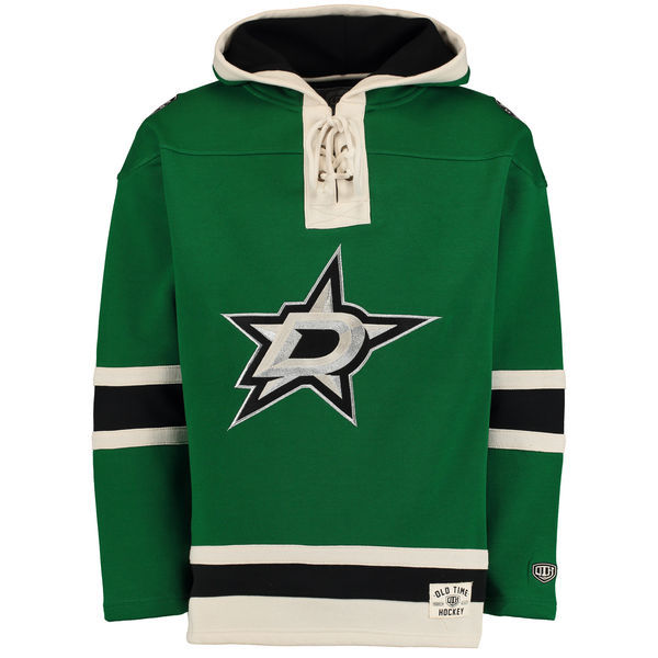 NHL Dallas Star Green Custom Any Name Number Hoodie
