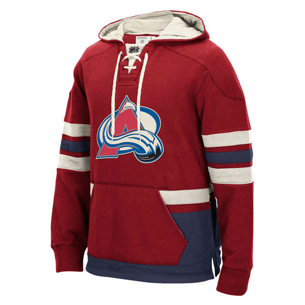 NHL Colorado Avalanche Red Custom Any Name Number Hoodie