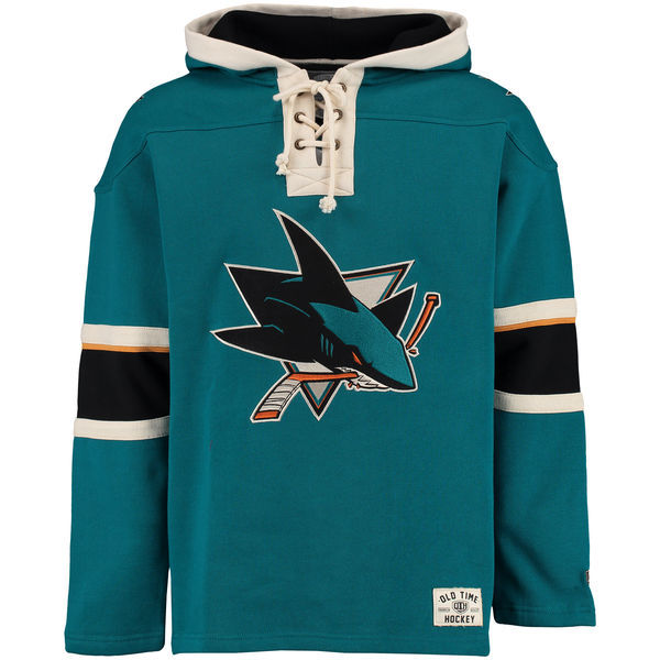 NHL San Jose Sharks Blue Custom Any Name Number Hoodie