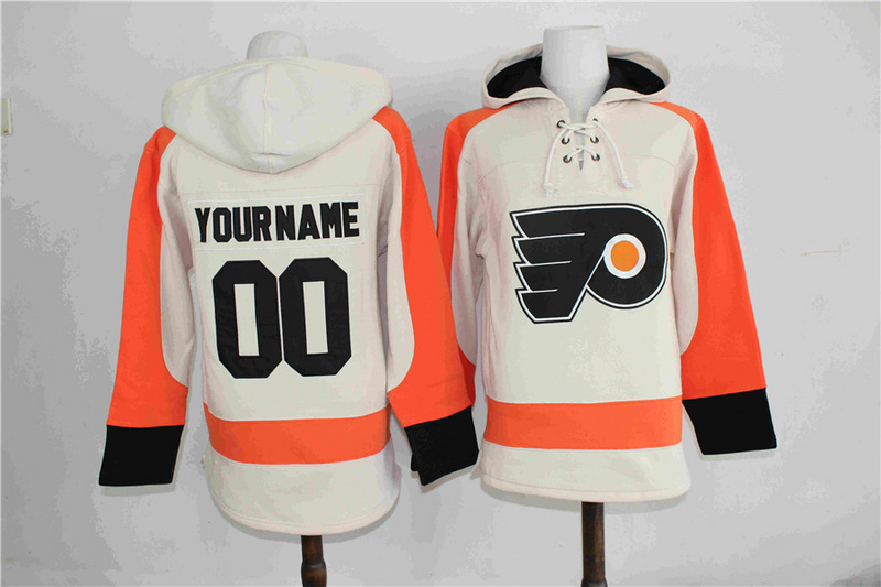 NHL Philadelphia Flyers White Color Custom Any Name Number Hoodie
