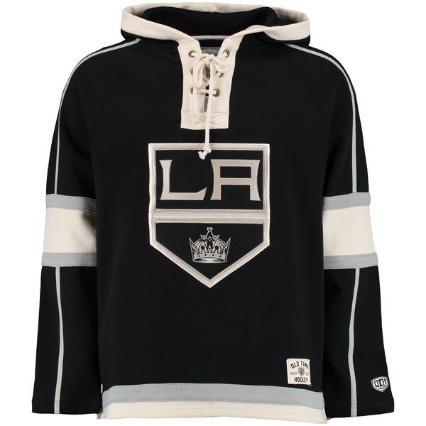 NHL Los Angeles Kings Black Custom Any Name Number Hoodie