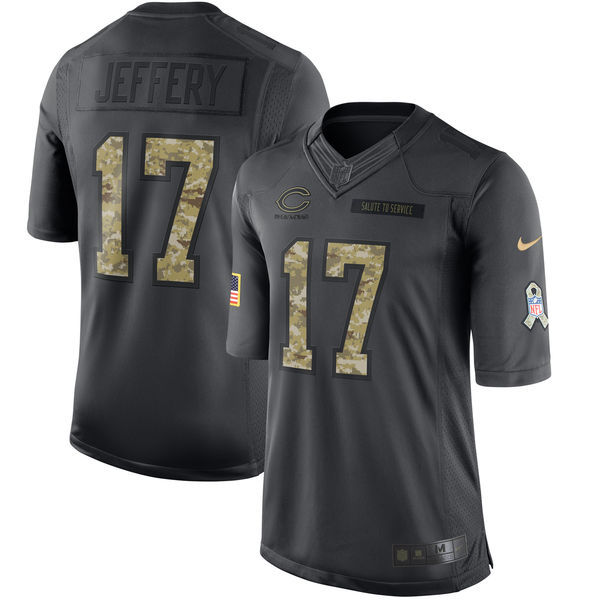 Nike Chicago Bears #17 Jeffery Salute To Service Limited Jersey