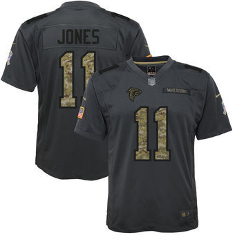 Nike Atlanta Falcons #11 Jones Salute To Service Kids Jersey