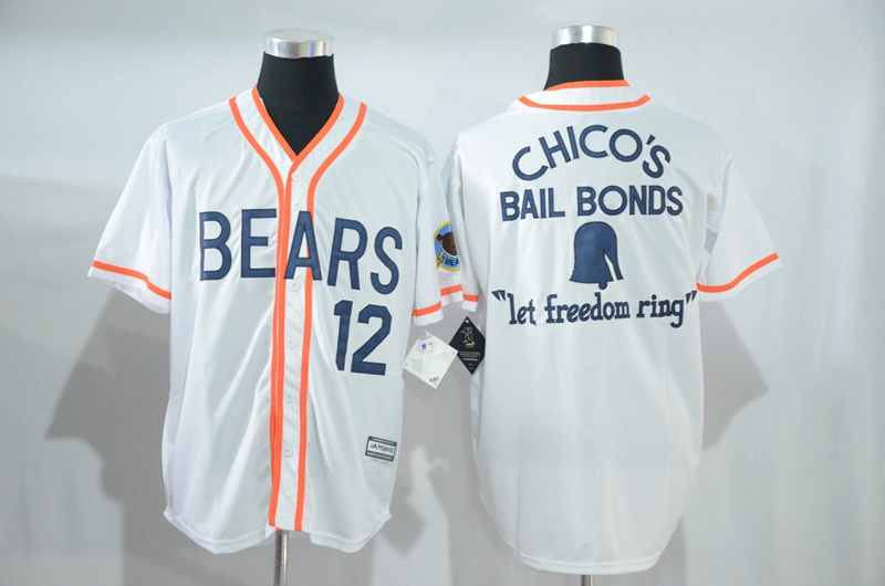 MLB Chicago Bears #12 Movie Fashion Jersey