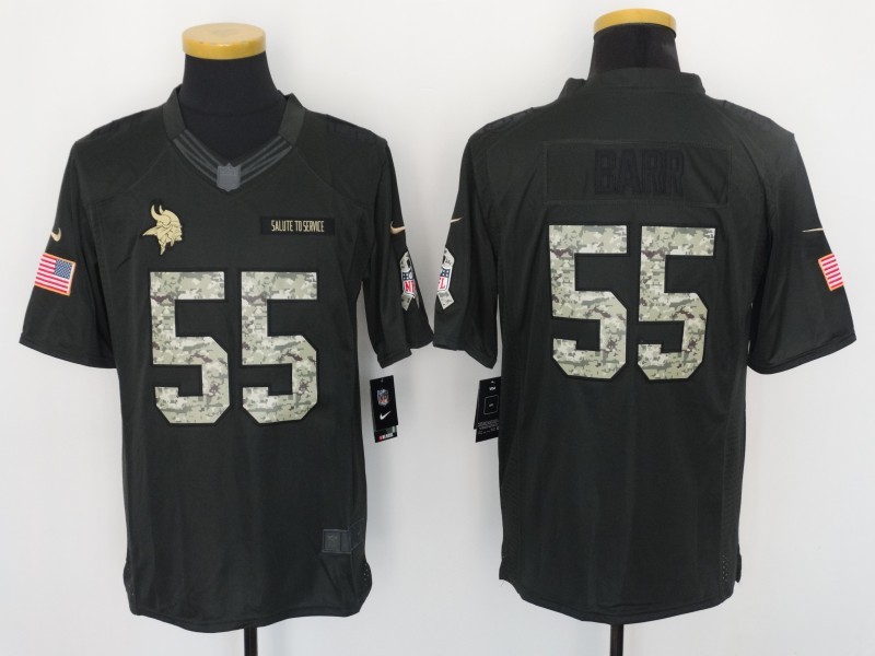 NFL Minnesota Vikings #55 Barr Salute to Service Limited Jersey