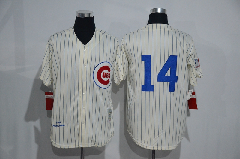 MLB Chicago Cubs #26 Cream 1969 Throwback Jersey