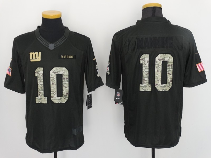 NFL New York Giants #10 Manning Salute to Service Limited Jersey