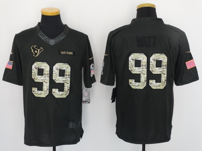 NFL Houston Texans #99 Watt Salute to Service Limited Jersey