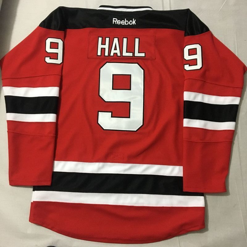 NHL New Jersey Devils #9 Hall Red Jersey