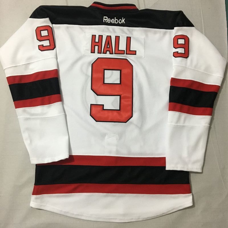 NHL New Jersey Devils #9 Hall White Jersey