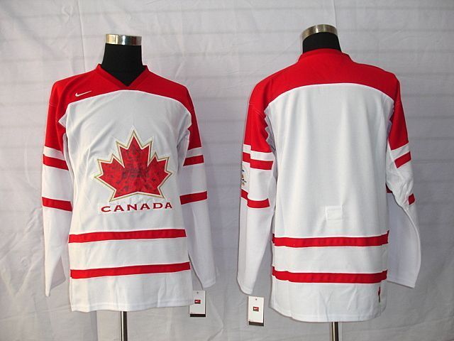 NHL Team Canada Blank White Jersey