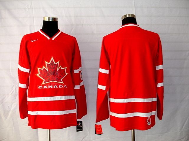 NHL Team Canada Blank Red Jersey