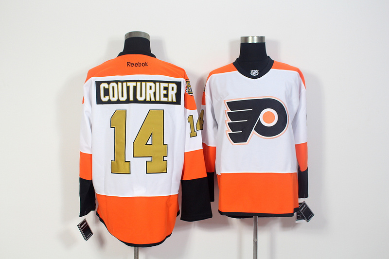 NHL Philadelphia Flyers #14 Couturier White Jersey