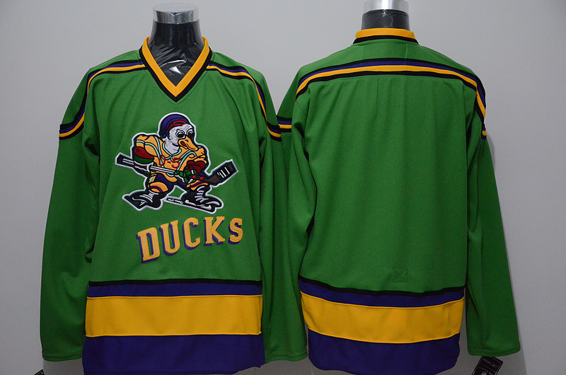 NHL Anaheim Ducks Blank Green Jersey