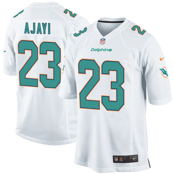 Nike Miami Dolphins #23 Jay Ajayi Elite White NFL Jersey.jpeg