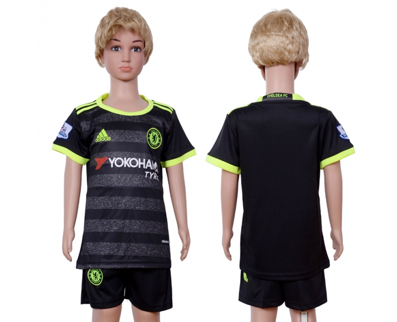 2016 Soccer Club Chelsea Blank Away Kids Jersey